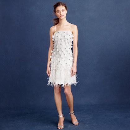 J.Crew Feather flapper dress