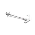 J.Crew Stainless steel anchor tie bar
