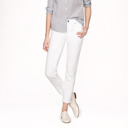 J.Crew Stretch Reid crop jean in chalk