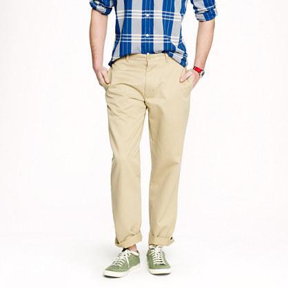 J.Crew Unhemmed essential chino in regular fit