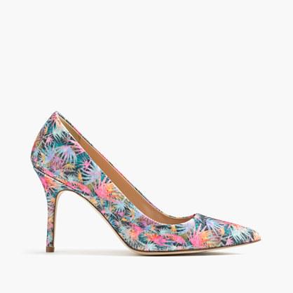 J.Crew Elsie pumps in glitter palm