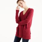 J.Crew V-neck front-pocket tunic in supersoft yarn