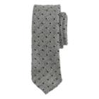 J.Crew Drake's&reg; basketweave spot tie in grey