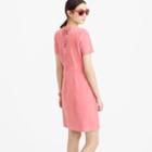 J.Crew Collection lace-up back suede dress