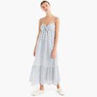 J.Crew Cotton voile beach dress with tie-front