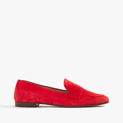 J.Crew Charlie penny loafers in suede