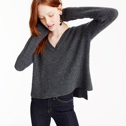 J.Crew V-neck sweater in supersoft yarn