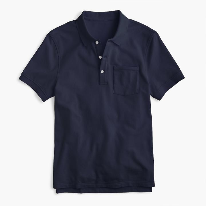 J.Crew Stretch piqupolo shirt