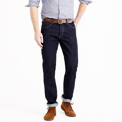 J.Crew Wallace & Barnes slim selvedge jean in rinse wash