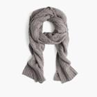 J.Crew Cable-knit scarf