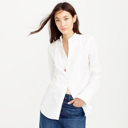 J.Crew [cf]Thomas Mason&reg; for J.Crew mandarin-collar tuxedo shirt