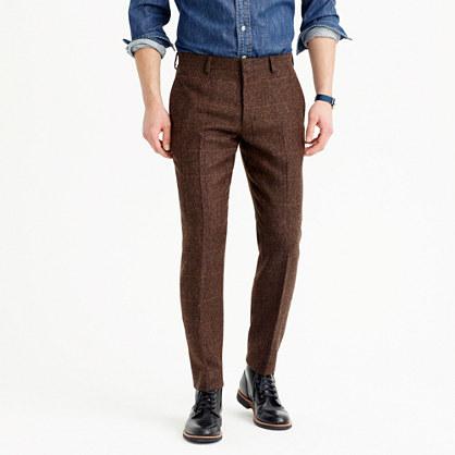 J.Crew Ludlow suit pant in herringbone windowpane English wool