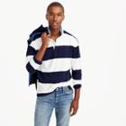 J.Crew Rugby shirt in blue-and-white stripe