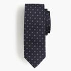J.Crew Wool Silk-wool tie in blue foulard