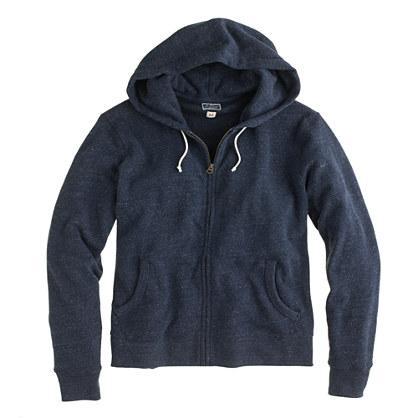 J.Crew Tall lightweight zip hoodie