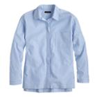J.Crew Petite thin stripe cropped button-down shirt