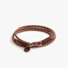 J.Crew Caputo & Co.&trade; braided leather bracelet