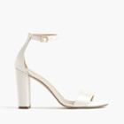 J.Crew Satin sandals with ankle wraps