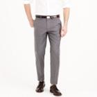 J.Crew Bowery classic pant in heather cotton twill