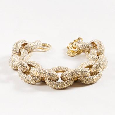 Classic Pavé Link Bracelet