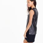 J.Crew Collection leather tank top