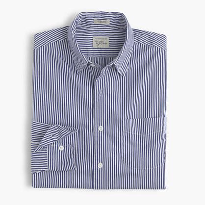 J.Crew Secret Wash shirt in heritage blue stripe