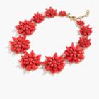 J.Crew Star floral necklace