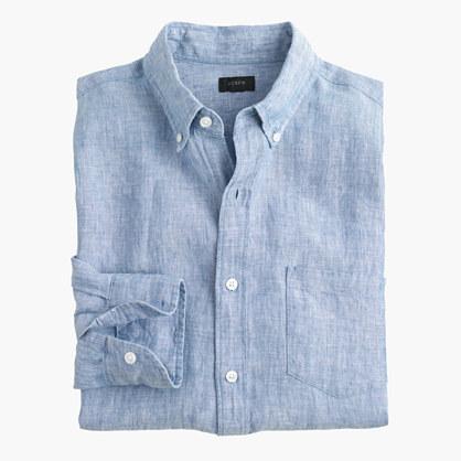 J.Crew Tall délavé Irish linen shirt