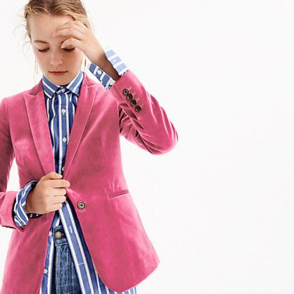 J.Crew Parke blazer in velvet
