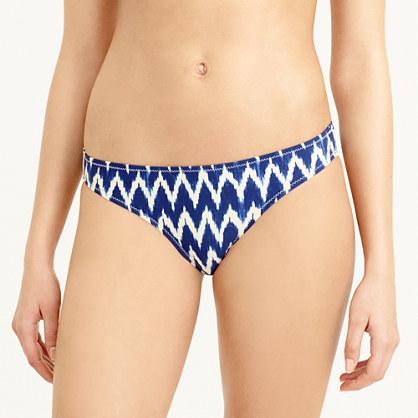 J.Crew Zigzag ikat bikini bottom