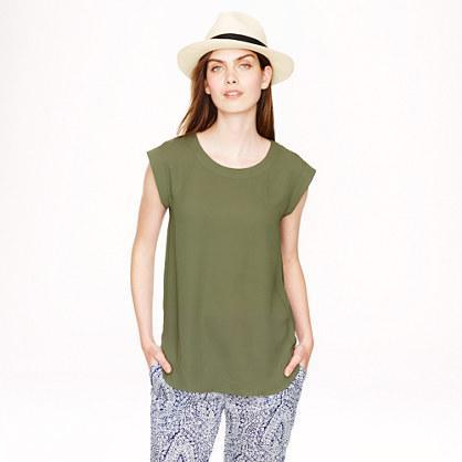 J.Crew Sleeveless drapey top