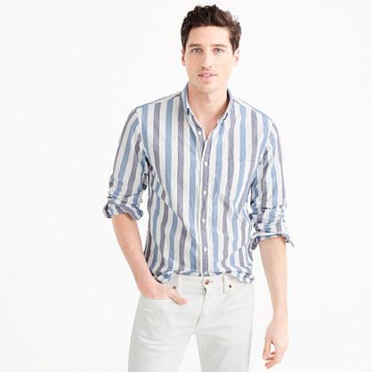 J.Crew Slim lightweight oxford shirt in bold stripe