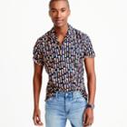 J.Crew Gitman Vintage&trade; camp-collar shirt in Kokeshi doll print