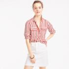 J.Crew Button-up shirt in striped linen