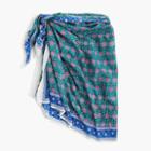 J.Crew SZ Blockprints&trade; for J.Crew sarong-scarf in pineapple aisle