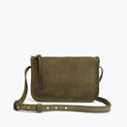 J.Crew The Madewell simple crossbody bag in suede