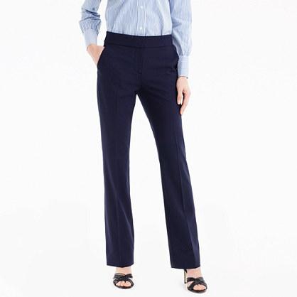 J.Crew Petite Edie full-length lined trouser in stretch wool