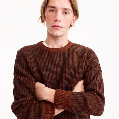 J.Crew Wallace & Barnes lambswool crewneck sweater in acorn