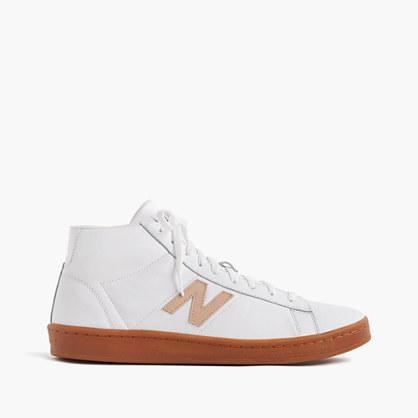 J.Crew New Balance® for J.Crew 891 leather high-top sneakers in white