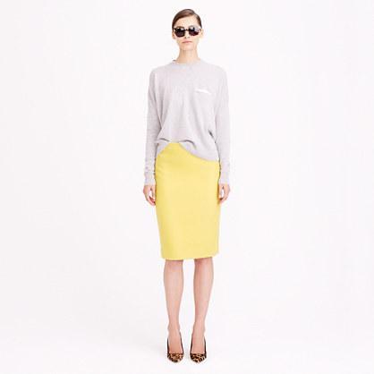 J.Crew Petite No. 2 pencil skirt in double-serge wool