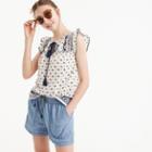 J.Crew Point Sur seaside short in chambray