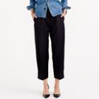 J.Crew Collection pleated cropped pant