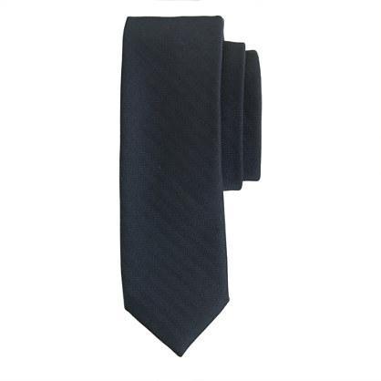 J.Crew Wool tie in mini-herringbone