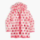 J.Crew Kids' rain jacket in strawberry print