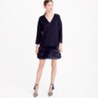 J.Crew Collection mohair V-neck sweater-dress