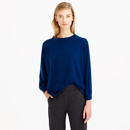 J.Crew Petite dolman sweater with rib trim