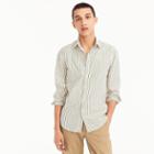 J.Crew Stretch Secret Wash shirt in yellow stripe