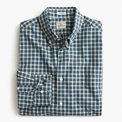 J.Crew Tall Secret Wash shirt in hedley check