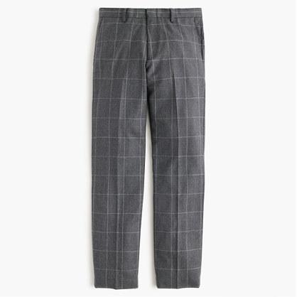 J.Crew Crosby suit pant in windowpane Italian wool flannel