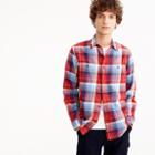 J.Crew Slim midweight flannel shirt in large plaid